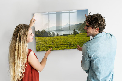 Magnetic dry erase board A creative space to showcase your memories