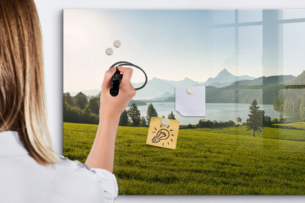 Magnetic dry erase board A creative space to showcase your memories