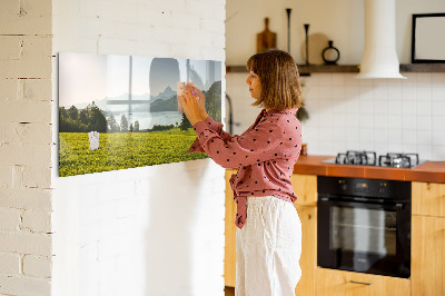 Magnetic dry erase board A creative space to showcase your memories
