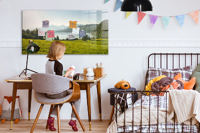 Magnetic dry erase board A creative space to showcase your memories