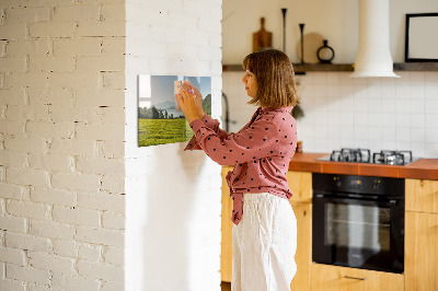 Magnetic dry erase board A creative space to showcase your memories