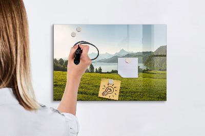 Magnetic dry erase board A creative space to showcase your memories