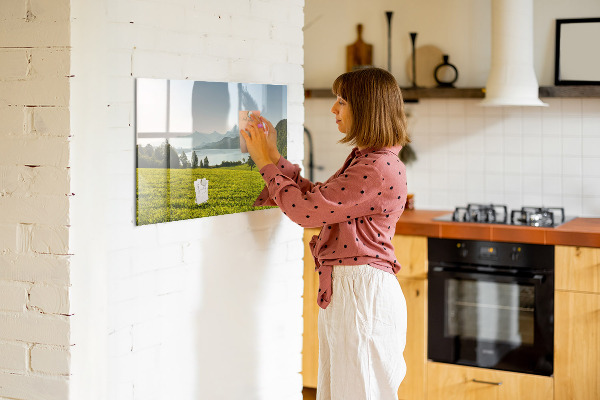 Magnetic dry erase board A creative space to showcase your memories