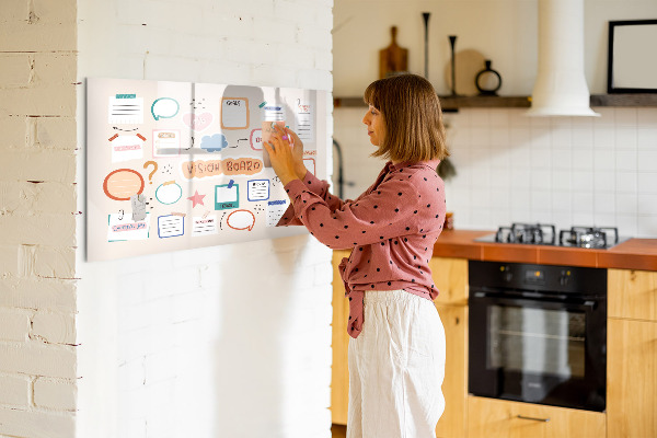 Magnetic dry erase board Creative Inspiration and Goal Board