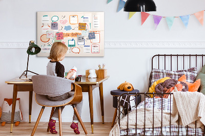 Magnetic dry erase board Creative Inspiration and Goal Board
