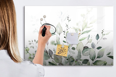Dry erase board magnetic Decorative board for photos and notes