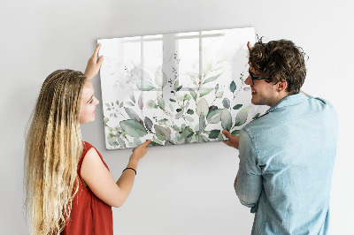 Dry erase board magnetic Decorative board for photos and notes