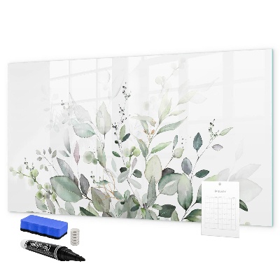 Dry erase board magnetic Decorative board for photos and notes