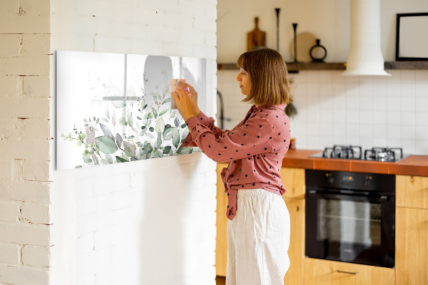 Dry erase board magnetic Decorative board for photos and notes