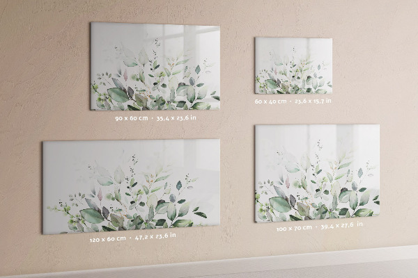 Dry erase board magnetic Decorative board for photos and notes