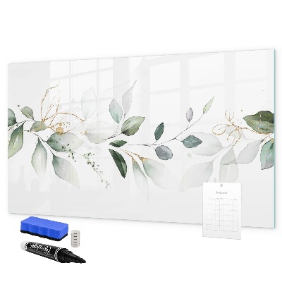 Dry erase board magnetic Stylish board for photos and notes