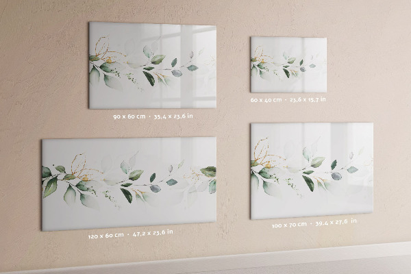 Dry erase board magnetic Stylish board for photos and notes