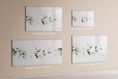 Dry erase board magnetic Stylish board for photos and notes