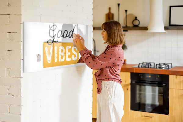 Magnetic dry erase board Positive vibes and memories