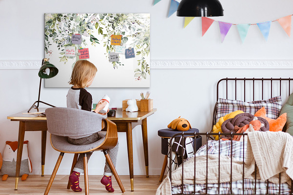 Magnetic dry erase board Creative board for photos and notes