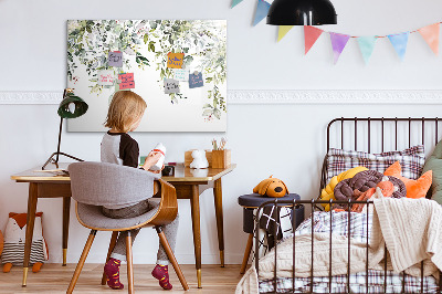 Magnetic dry erase board Creative board for photos and notes
