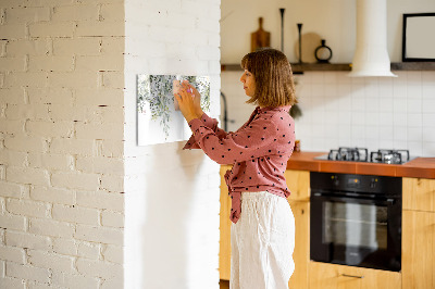 Magnetic dry erase board Creative board for photos and notes
