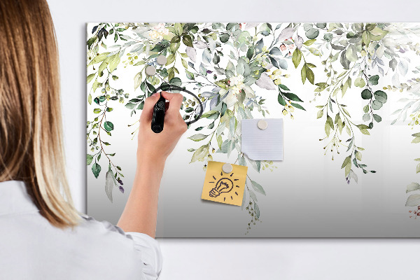 Magnetic dry erase board Creative board for photos and notes