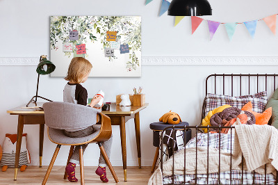 Magnetic dry erase board Creative board for photos and notes