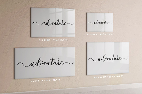 Dry erase board magnetic A creative space for memories and photos