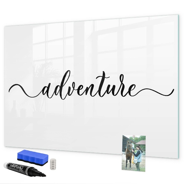 Dry erase board magnetic A creative space for memories and photos