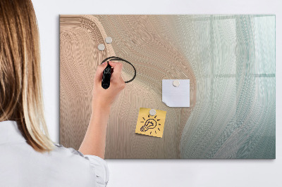 Dry erase board magnetic Modern board for notes and photos
