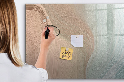 Dry erase board magnetic Modern board for notes and photos