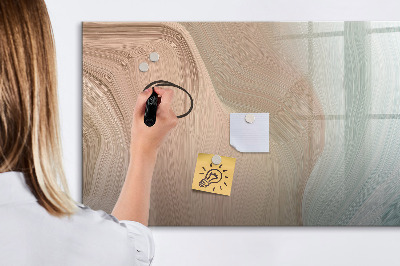 Dry erase board magnetic Modern board for notes and photos