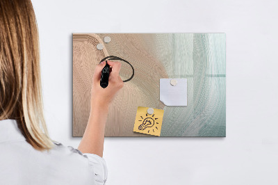 Dry erase board magnetic Modern board for notes and photos