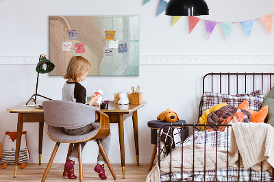 Dry erase board magnetic Modern board for notes and photos
