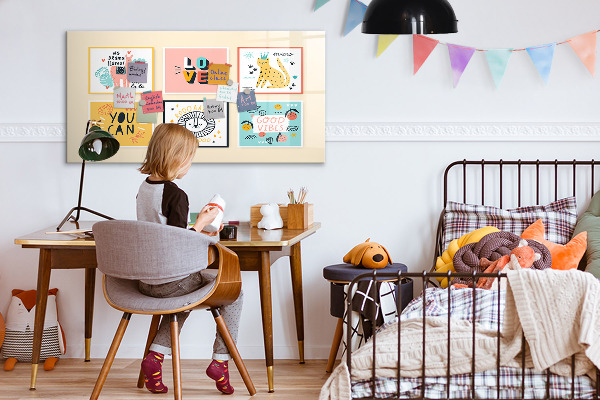 Magnetic dry erase board Creative collages full of positive emotions