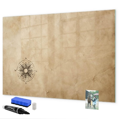 Dry erase board magnetic A stylish board for notes and photos