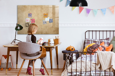 Dry erase board magnetic A stylish board for notes and photos