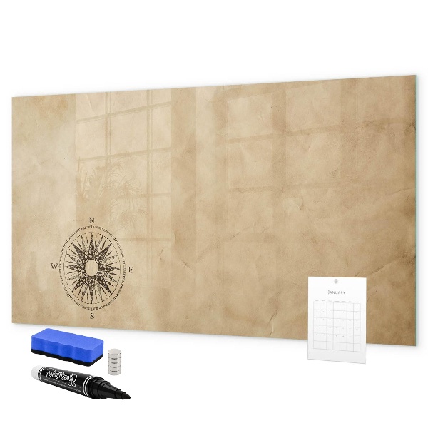 Dry erase board magnetic A stylish board for notes and photos