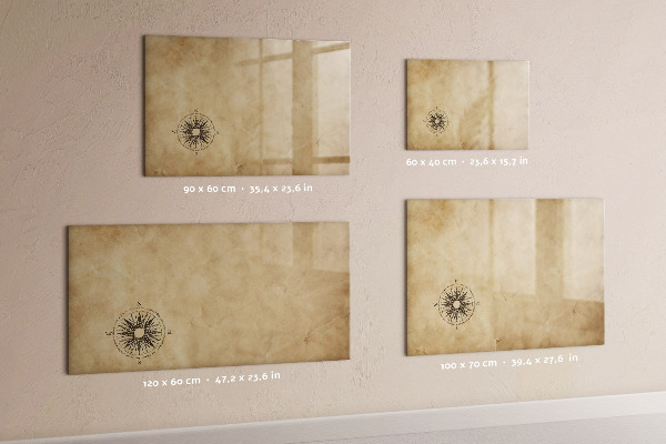 Dry erase board magnetic A stylish board for notes and photos