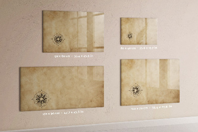 Dry erase board magnetic A stylish board for notes and photos