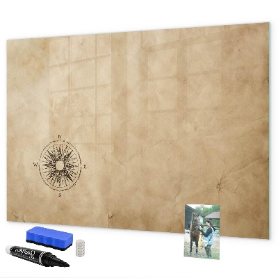 Dry erase board magnetic A stylish board for notes and photos