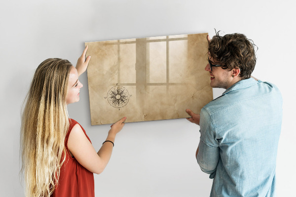 Dry erase board magnetic A stylish board for notes and photos