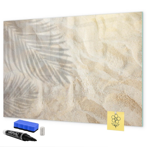 Dry erase board magnetic A stylish board for notes and photos