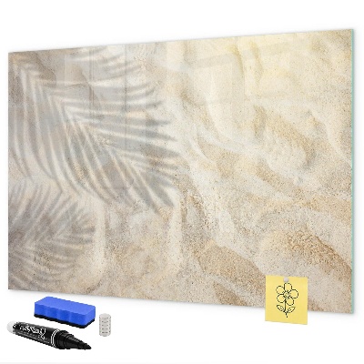 Dry erase board magnetic A stylish board for notes and photos
