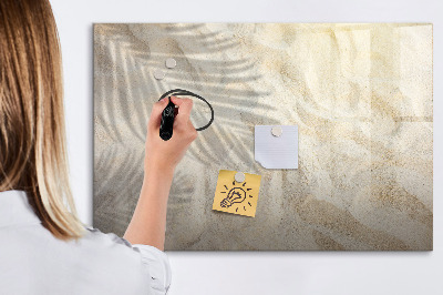 Dry erase board magnetic A stylish board for notes and photos