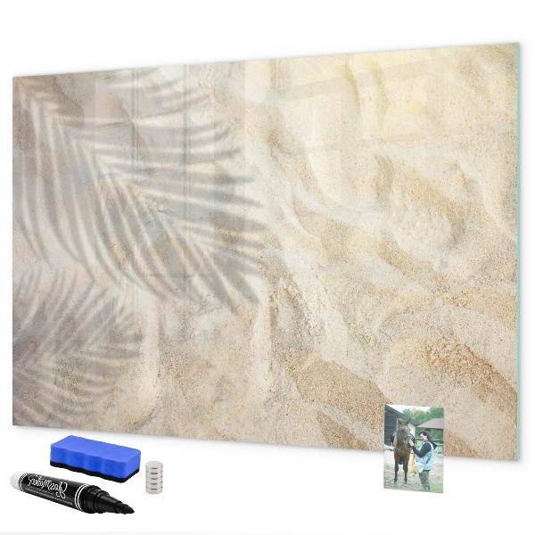 Dry erase board magnetic A stylish board for notes and photos
