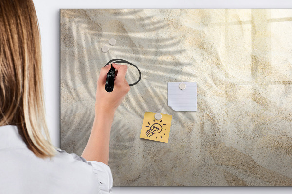 Dry erase board magnetic A stylish board for notes and photos