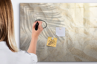 Dry erase board magnetic A stylish board for notes and photos