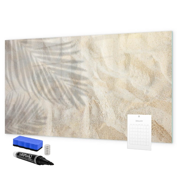 Dry erase board magnetic A stylish board for notes and photos