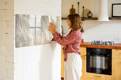 Dry erase board magnetic A stylish board for notes and photos