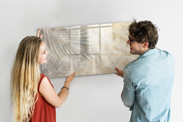 Dry erase board magnetic A stylish board for notes and photos