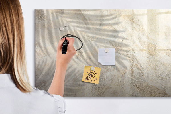 Dry erase board magnetic A stylish board for notes and photos
