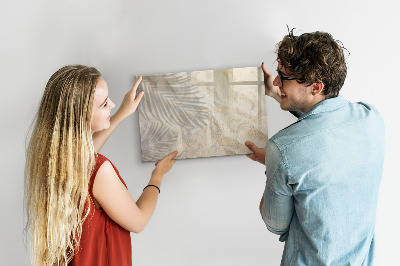 Dry erase board magnetic A stylish board for notes and photos