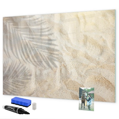Dry erase board magnetic A stylish board for notes and photos